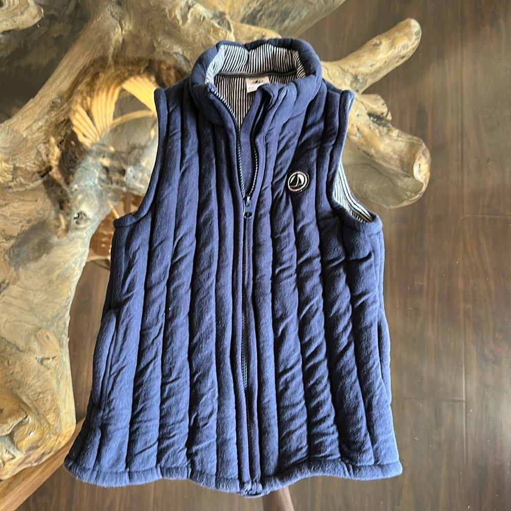 Boys Petit Bateau quilted Vest size 4